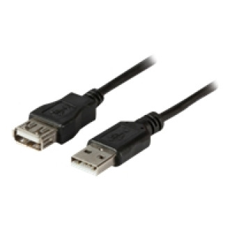 EFB USB2.0 Verlaengerungskabel 1,5m GRAU Stecker A auf Buchse A