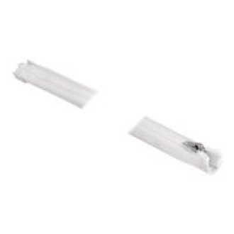 DELOCK Geflechtschlauch mit Reissverschluss hitzebeständig 2m x 20mm weiss