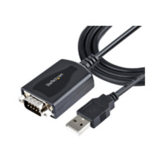 STARTECH.COM 1m USB auf RS232 Adapter mit COM Speicherung DB9 Stecker zu USB Konverter USB zu Seriell Adapter für PLC/Drucker/Scanne