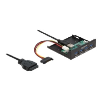 DELOCK Interner 8,89cm 3,5Zoll USB 3.2 Gen 1 Hub 4 Port