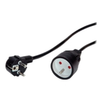 VALUE Schutzkontakt-Verlängerungskabel 230VAC UTE Version weiss 3m