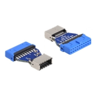 DELOCK USB 3.2 Gen 1 Adapter Pfostenbuchse zu intern Key A Buchse