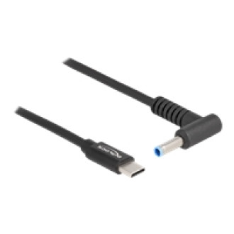 DELOCK Notebook Ladekabel USB Type-C Stecker zu HP 4,5 x 3,0mm Stecker
