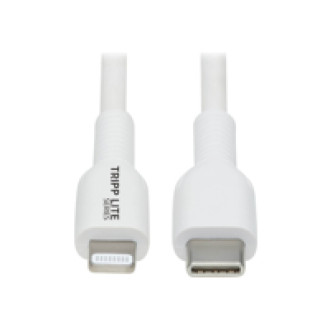 EATON TRIPPLITE USB-C to Lightning Sync/Charge Cable M/M MFi Certified Lightning cable 24 pin USB-C M to Lightning M 1m white