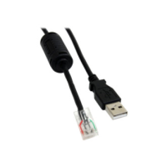 STARTECH.COM 6 ft Smart UPS Replacement USB Cable AP9827 - USB cable - USB M to RJ-45 10 pin M - 6 ft - black USBUPS06