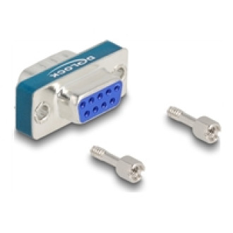 DELOCK HF/EMI Entstörfilter D-Sub 9 Pin Stecker zu Buchse mit Tiefpass induktiv
