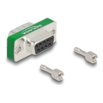 DELOCK HF/EMI Entstörfilter D-Sub 9 Pin Stecker zu Buchse mit Tiefpass kapazitiv