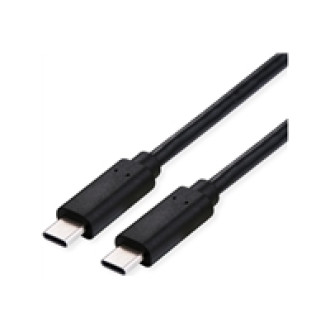 ROLINE USB4 Gen3x2 Kabel C-C ST/ST 40Gbit/s 100W schwarz 0,5m