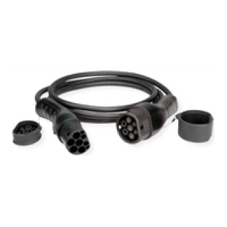 ROLINE E-Auto Ladekabel Typ2 3-phasig 480VAC 3P+N+E 16 A 11 kW 5m