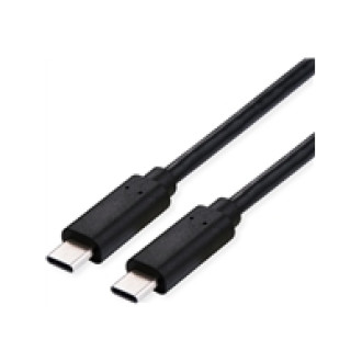VALUE USB4 Gen3x2 Kabel C-C ST/ST 40Gbit/s 100W schwarz 0,8m