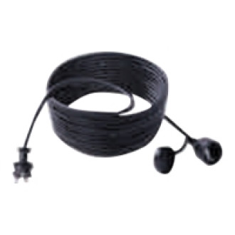 BACHMANN Extension 3G1,5mm sw 5m H07RN-F Gummi/Neopren Schutzkontakt