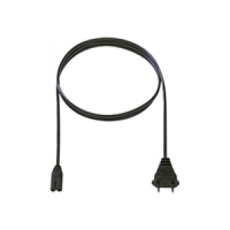 BACHMANN Kleingerätel. 2x0.75 schw. 1,5m H03VVH2-F Seperatly packaged