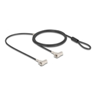NAVILOCK Dual Notebook Sicherungskabel mit Schlussel fur Kensington Slot 3 x 7mm und Nano Slot 2,5 x 6mm