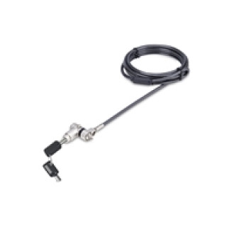 STARTECH.COM 3-in-1 Laptopschloss 2m Master Key Sicherheitsschloss Noble Wedge/Nano/K-Slot Schlussel Kabelschloss