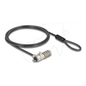 NAVILOCK Laptop Schloss mit Zahlenschloss fur HP Nano Slot - Karbonstahlkabel