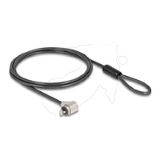 NAVILOCK Laptop Schloss mit Schlussel fur Standard Kensington Slot - kurzer Verriegelungskopf