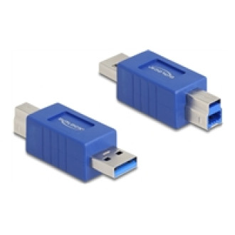 DELOCK USB 5 Gbps Adapter USB Typ-A Stecker zu USB Typ-B Stecker gekreuzt