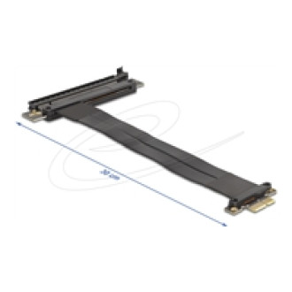 DELOCK Riser Karte PCI Express 3.0 x1 Stecker zu x16 Slot mit Kabel 30cm