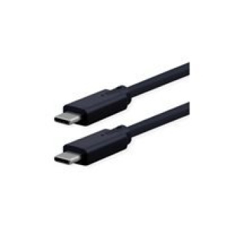 ROLINE USB 3.2 Gen 2 kompatibles Kabel C-C ST/ST 10Gbit/s Emark 85W schwarz 7m
