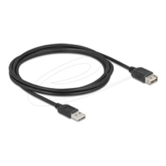 DELOCK USB 2.0 Verlängerungskabel EASY USB Typ-A Stecker zu EASY USB Typ-A Buchse 2m