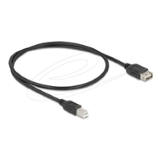 DELOCK USB 2.0 Kabel USB Typ-B Stecker zu EASY USB Typ-A Buchse 0,5m