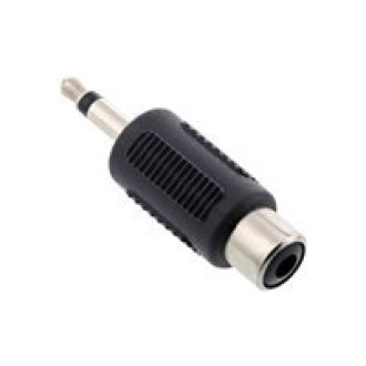 INLINE Audio Adapter 3,5mm Klinke Stecker an 1x Cinch Buchse Mono