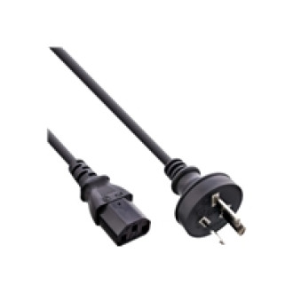 INLINE BULK 35er Netzkabel Netzstecker Australien auf Kaltgeraetestecker C13 1,8m