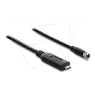 NAVILOCK Anschlusskabel fur M8 GNSS-Empfänger USB 2.0 Type-C Stecker zu M8 Buchse wasserdicht 1,2m