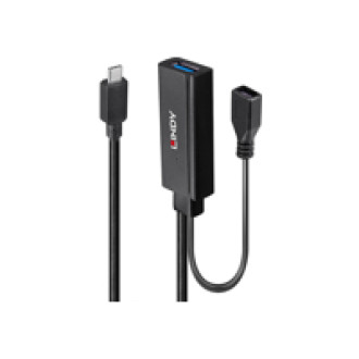 LINDY 5m USB 3.2 Gen 1 C/A Aktivverlängerung