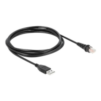 DELOCK RJ50 zu USB 2.0 Typ-A Barcodescanner Kabel 1,5m