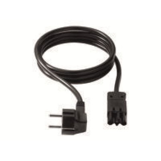 BACHMANN Montagestecker schwarz fur Zuleitung H03VV-F3G0,75-1,0-1,5mm
