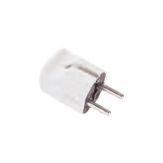 BACHMANN Schutzkontaktstecker zentral weiss bruchfest montierbar