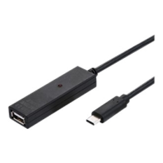 VALUE USB 2.0 Verlängerung aktiv mit Repeater A-C schwarz 10m