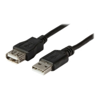 EFB USB2.0 Verlaengerungskabel Stecker Typ A auf Buchse Typ A Grau 3m
