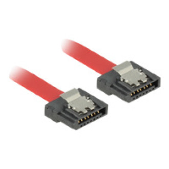 DELOCK SATA 6 Gb/s Kabel 100cm rot FLEXI