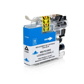 Set bestehend aus Alternativ-Tinte für Brother LC-223 / LC-225 XL gelb, magenta, cyan - Sparen Sie 6%