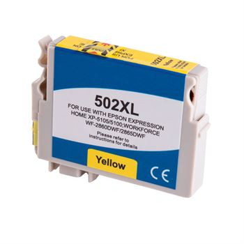 Alternativ-Tinte für EPSON 502XL / C13T02W44010 XL-Version gelb
