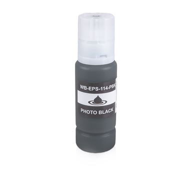 Alternativ-Tintenflasche für Epson C13T07B140 Foto schwarz