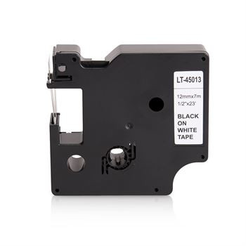 Alternativ-P-Touch für Dymo 45013 / S0720530 schwarz weiß