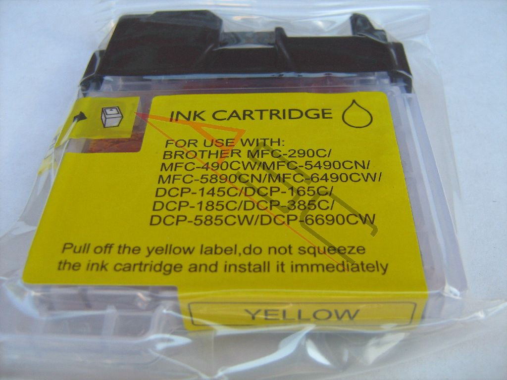 Set bestehend aus Alternativ-Tinte für Brother LC1100 schwarz, cyan, magenta, yellow - Sparen Sie 6%