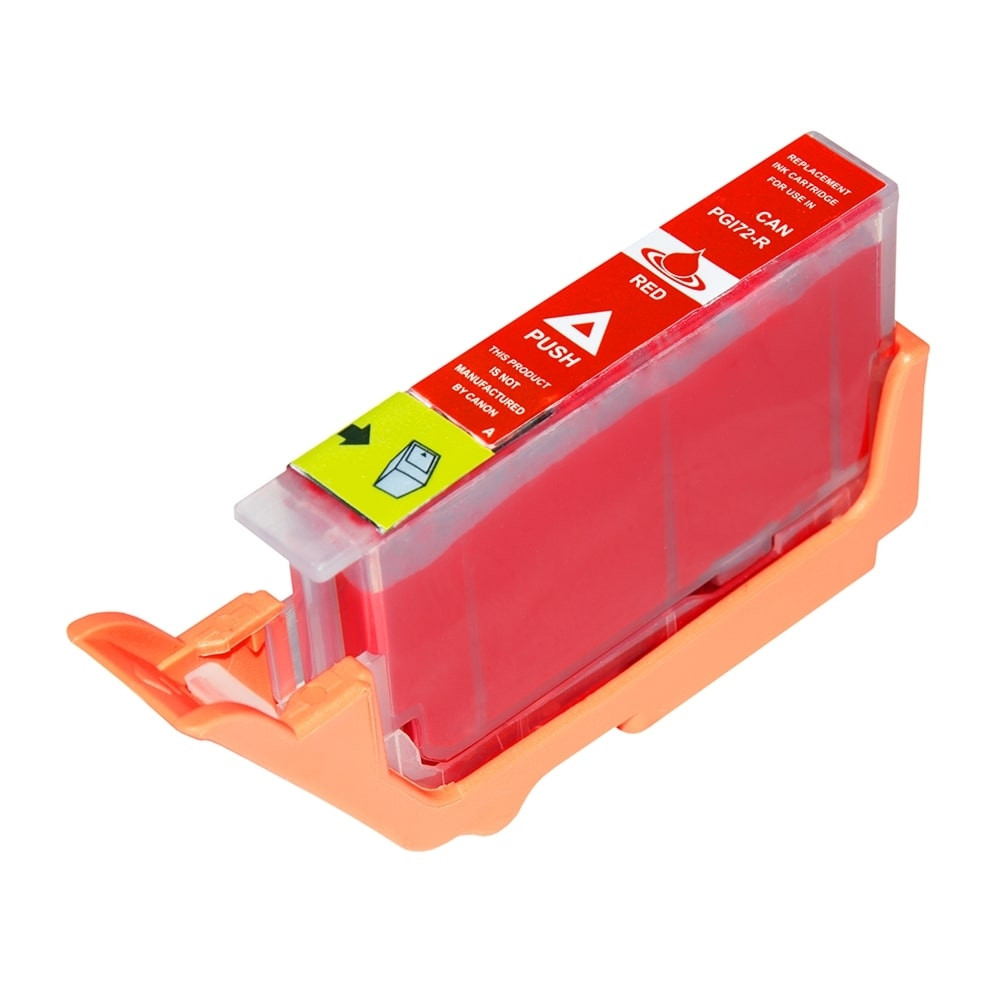 Bild fuer den Artikel IC-CANPGI72rd: Alternativ Tinte CANON PGI 72 R 6410B001 in rot