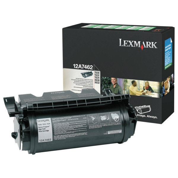 Original Toner Lexmark 0012A7462 schwarz