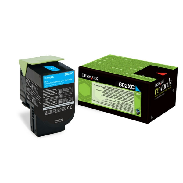 Original Toner Lexmark 0080C2XC0/802XC cyan