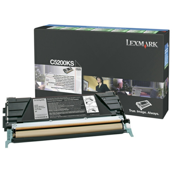 Original Toner Lexmark 00C5200KS schwarz