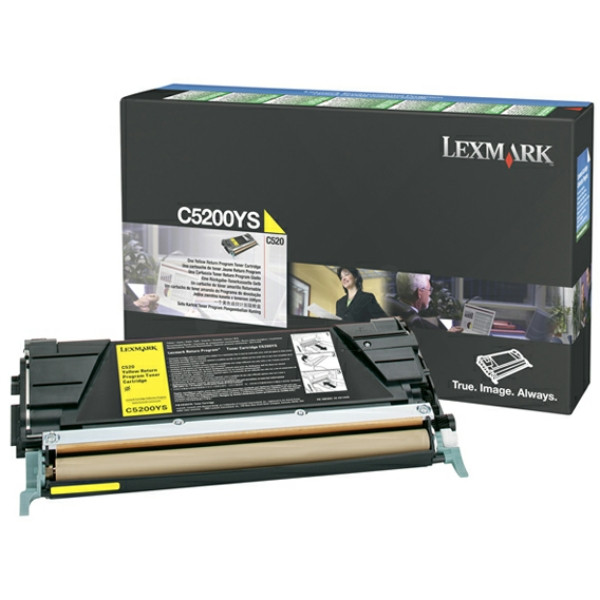 Original Toner Lexmark 00C5200YS gelb