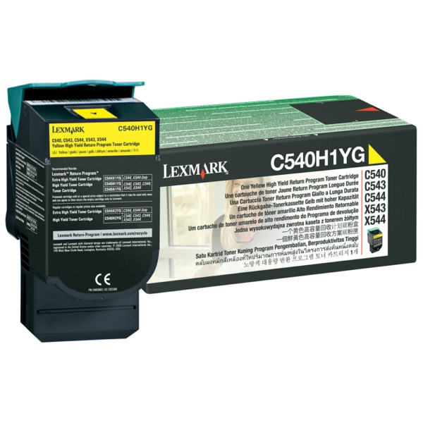Original Toner Lexmark 00C540H1YG gelb