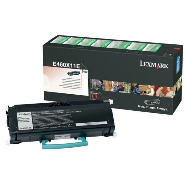 Original Toner Lexmark 00E460X11E schwarz