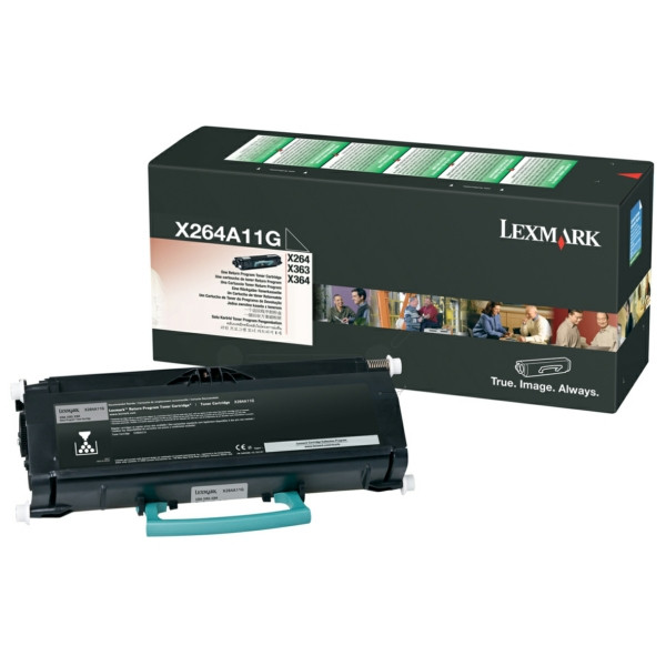 Original Toner Lexmark 00X264A11G schwarz
