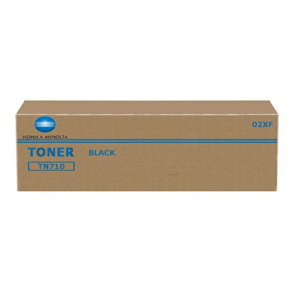 Original Toner schwarz Konica Minolta 02XF/TN-710 schwarz