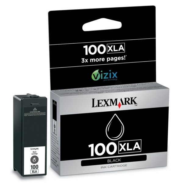 Original Tintenpatrone Lexmark 14N1092E/100XLA schwarz